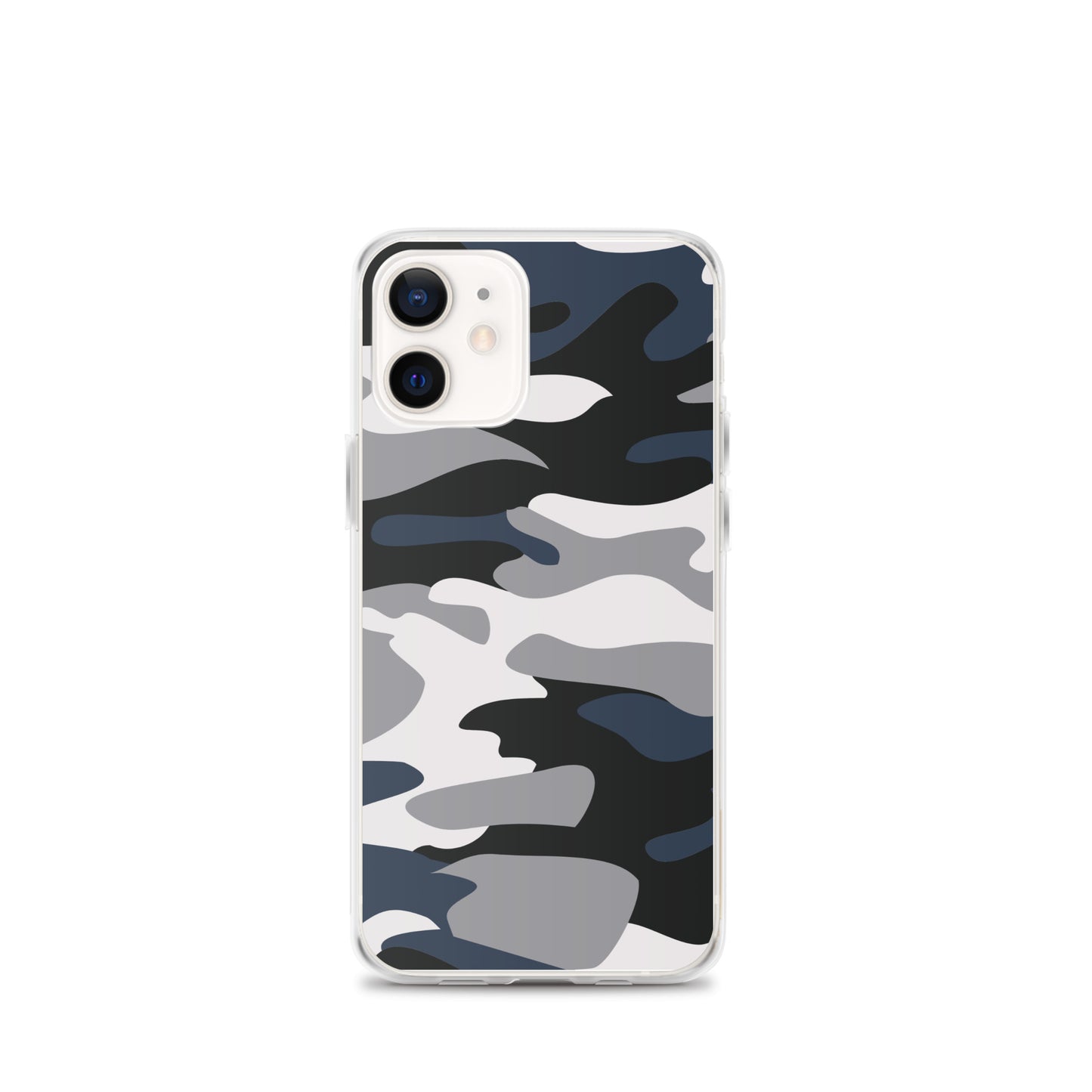 Blue Camo - Clear Case