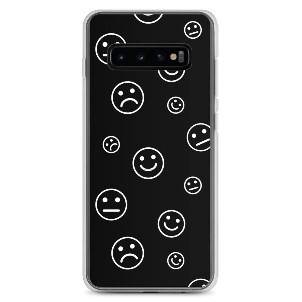 Black and White Faces - Clear Case