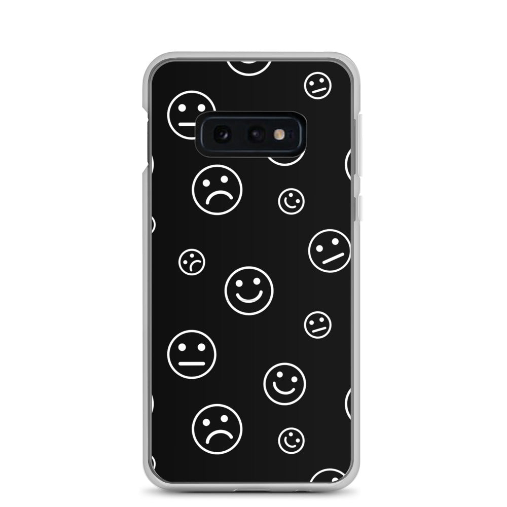 Black and White Faces - Clear Case