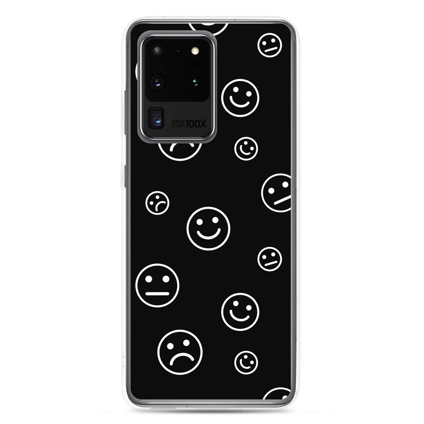 Black and White Faces - Clear Case
