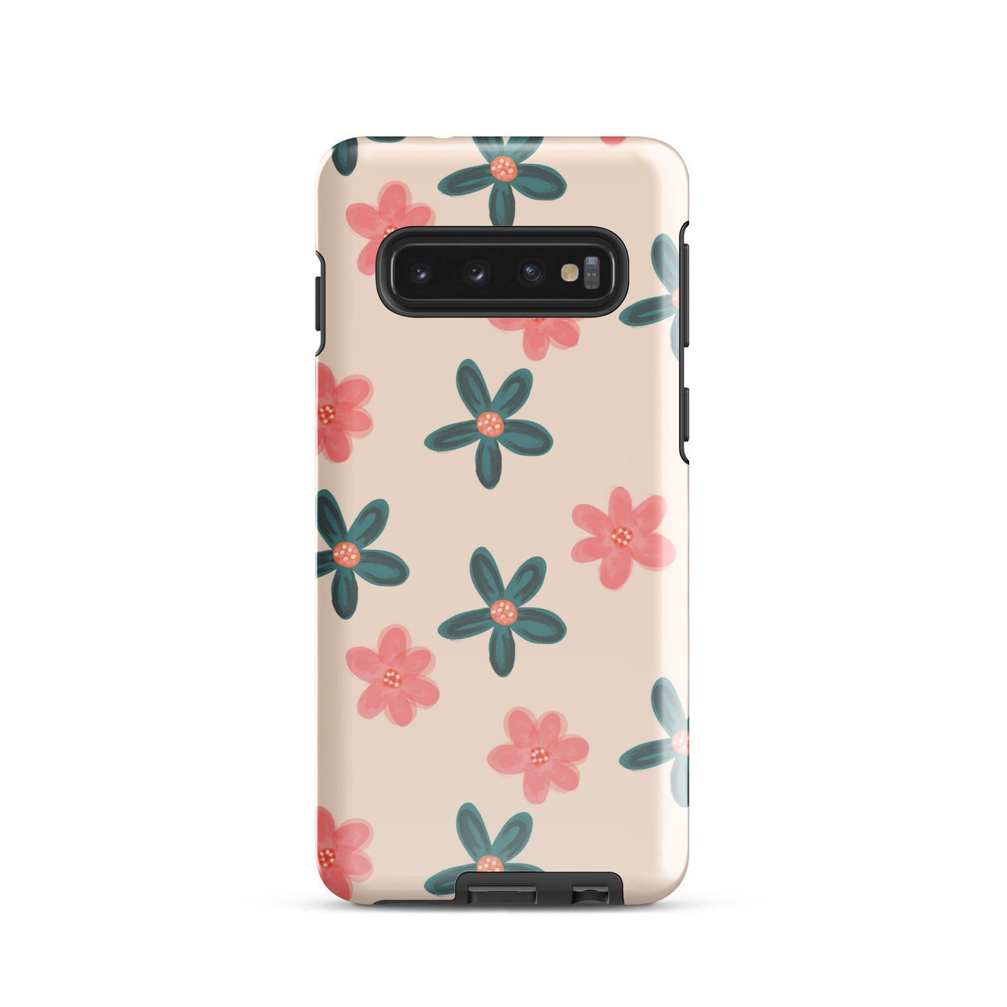 Red and Green Flowers - Tough Case