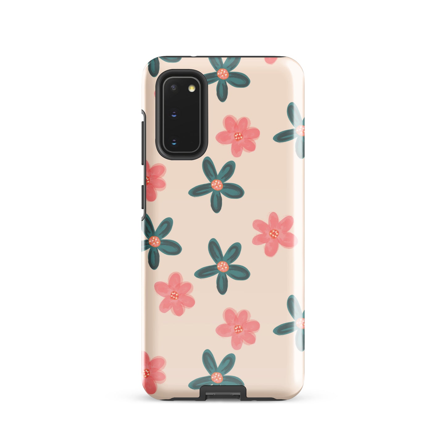 Red and Green Flowers - Tough Case