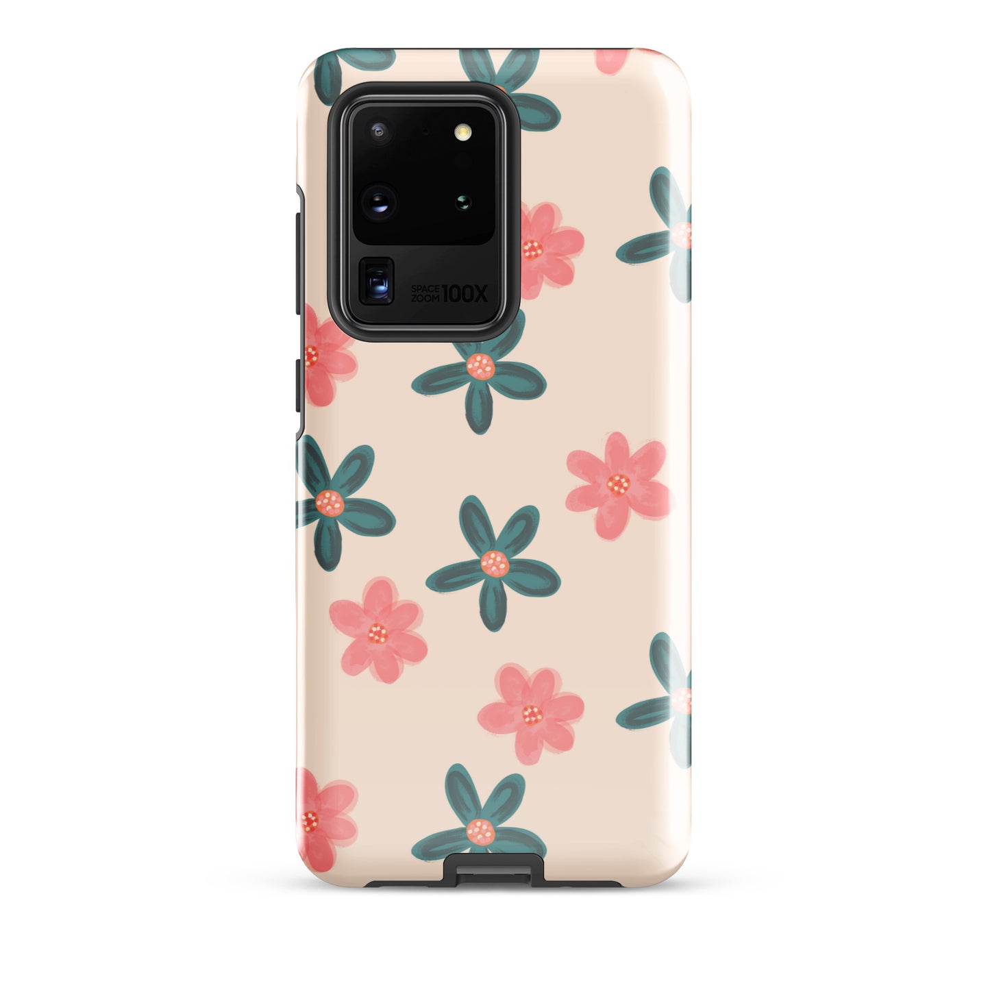 Red and Green Flowers - Tough Case