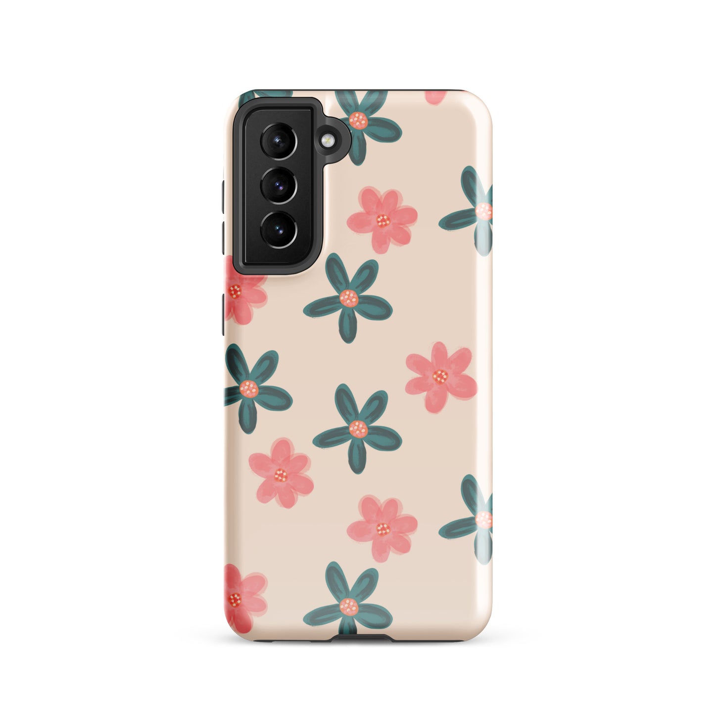 Red and Green Flowers - Tough Case