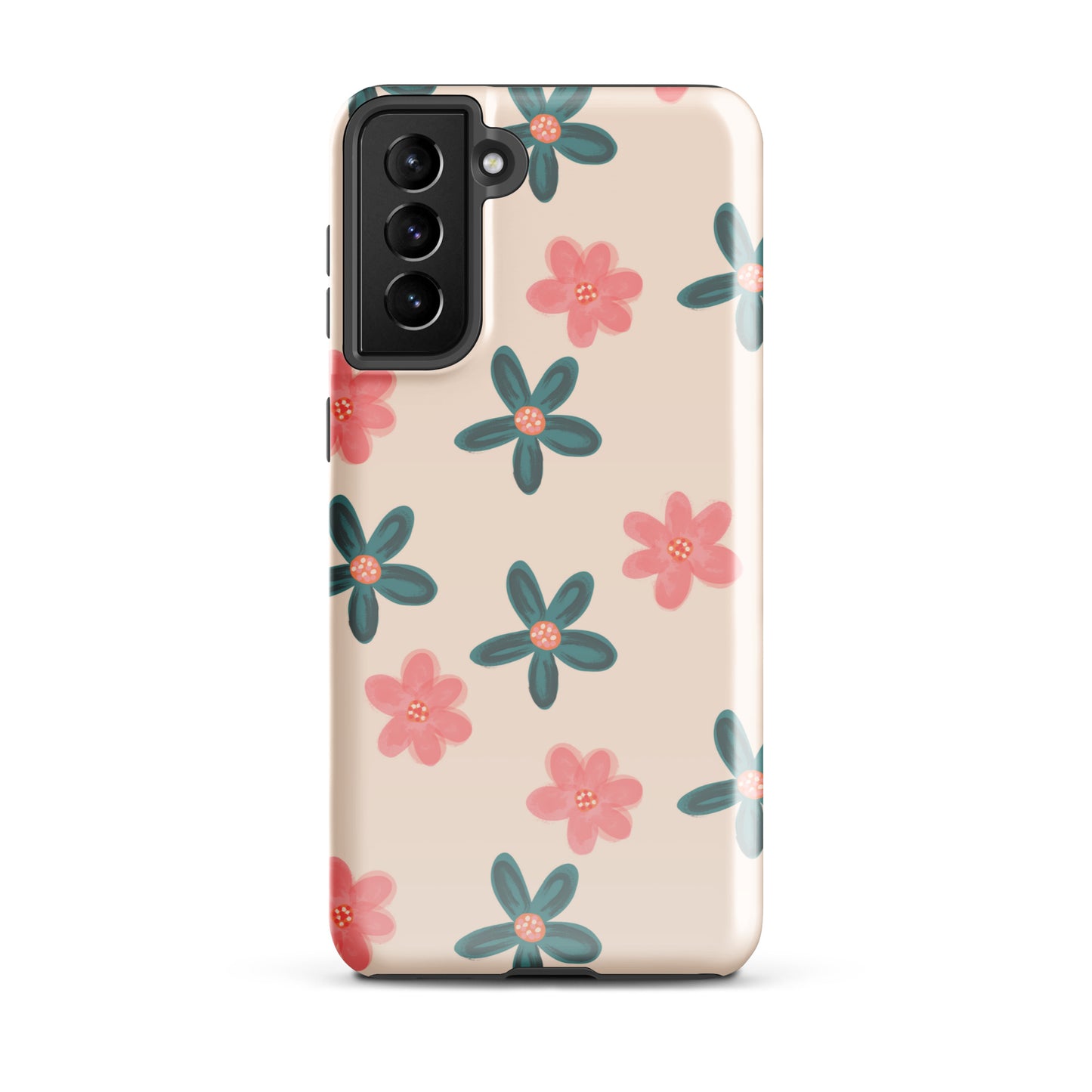 Red and Green Flowers - Tough Case