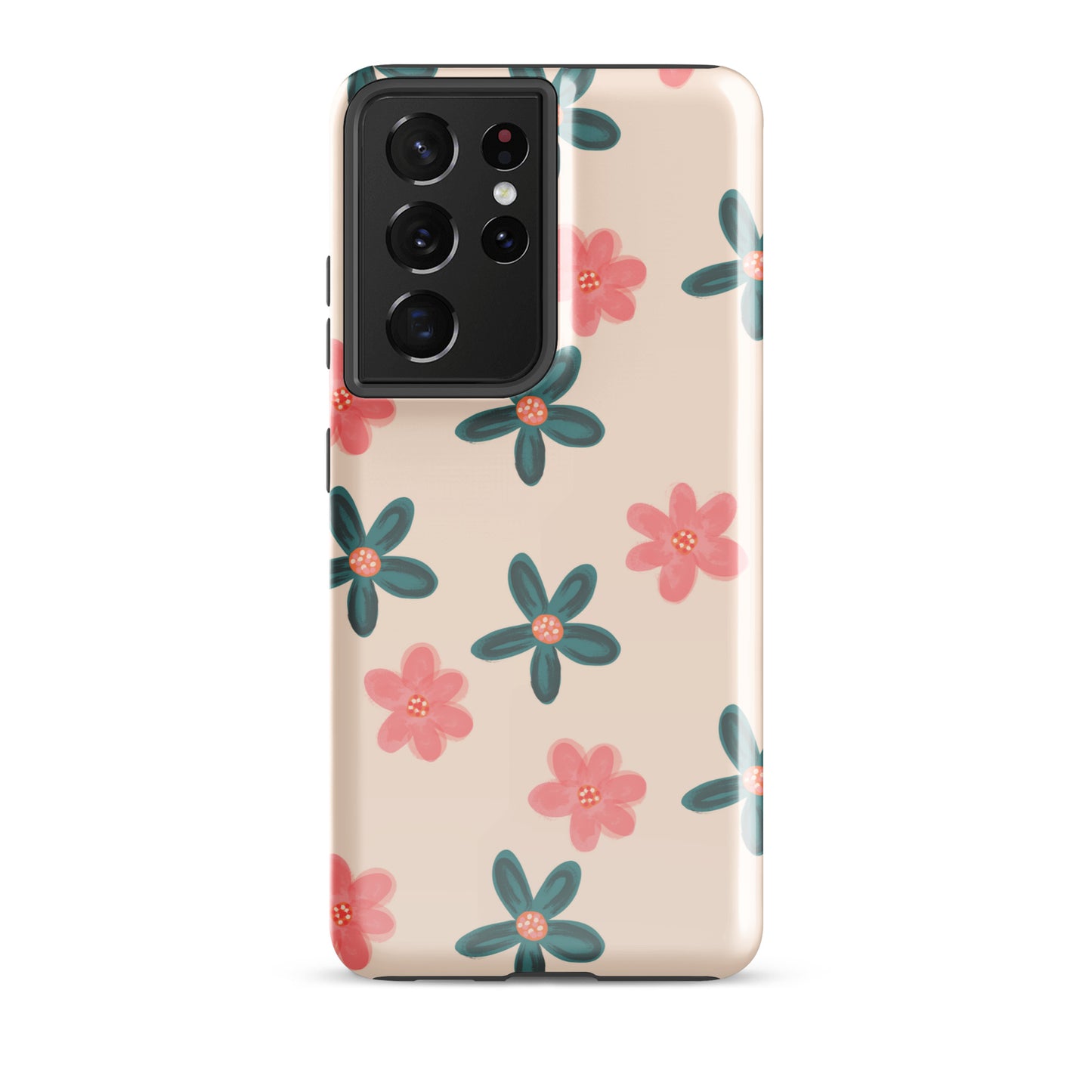 Red and Green Flowers - Tough Case