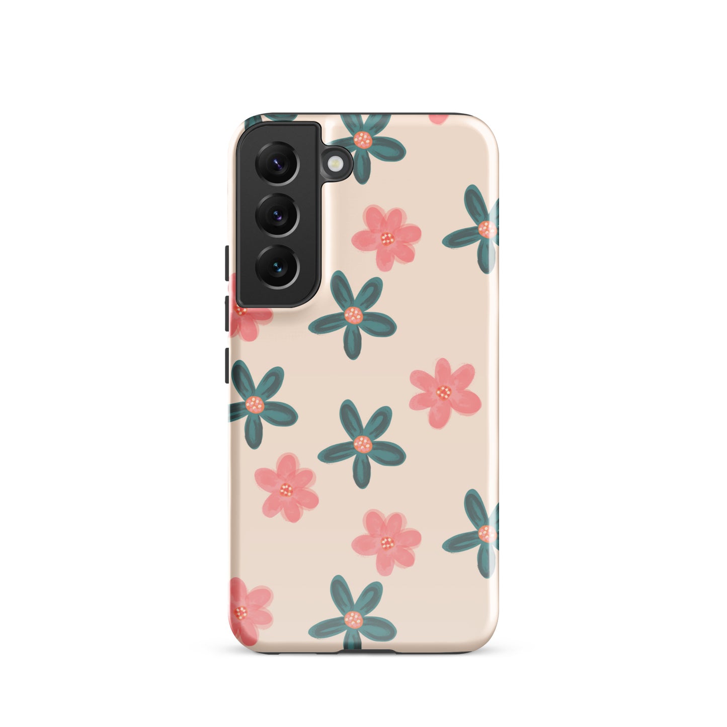 Red and Green Flowers - Tough Case