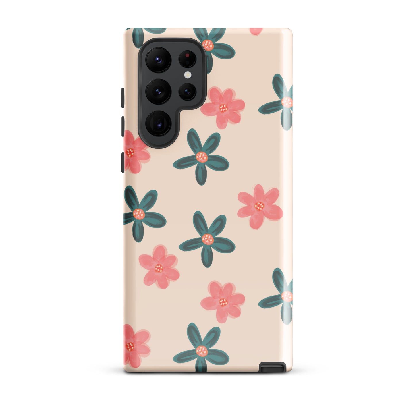 Red and Green Flowers - Tough Case