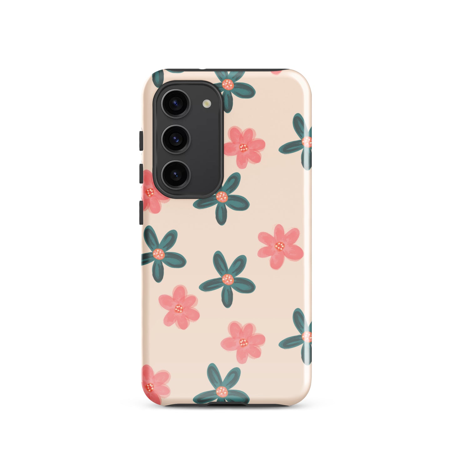 Red and Green Flowers - Tough Case