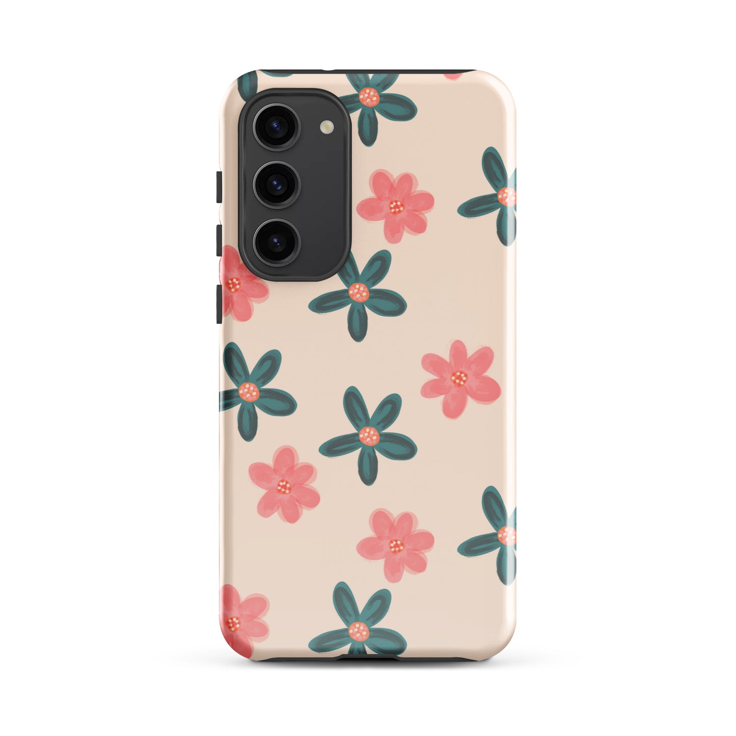 Red and Green Flowers - Tough Case
