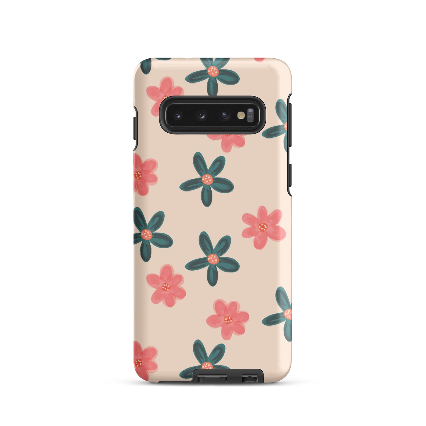 Red and Green Flowers - Tough Case
