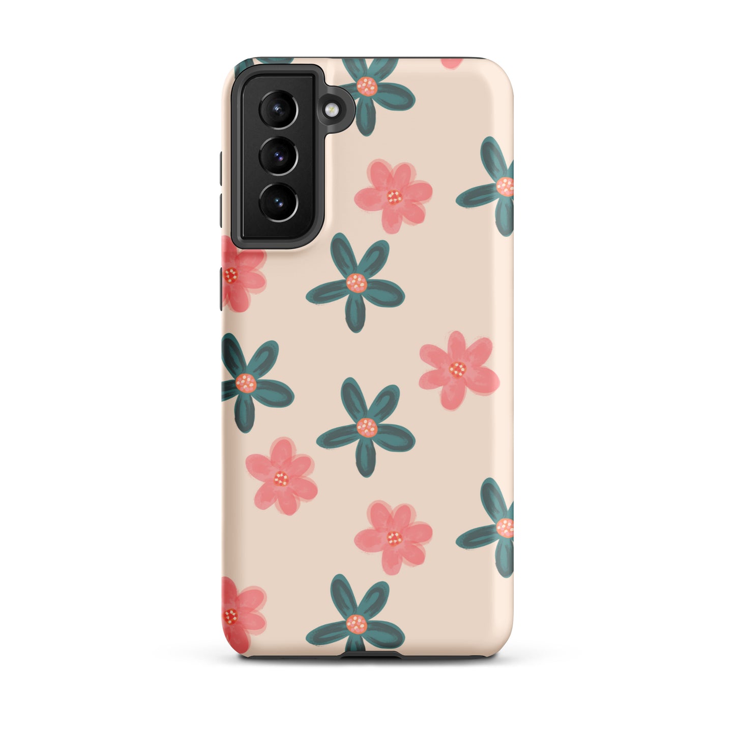 Red and Green Flowers - Tough Case
