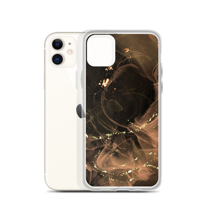 Gold Smoke Screen - Clear Case