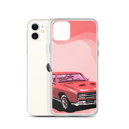 Pink Car - Clear Case