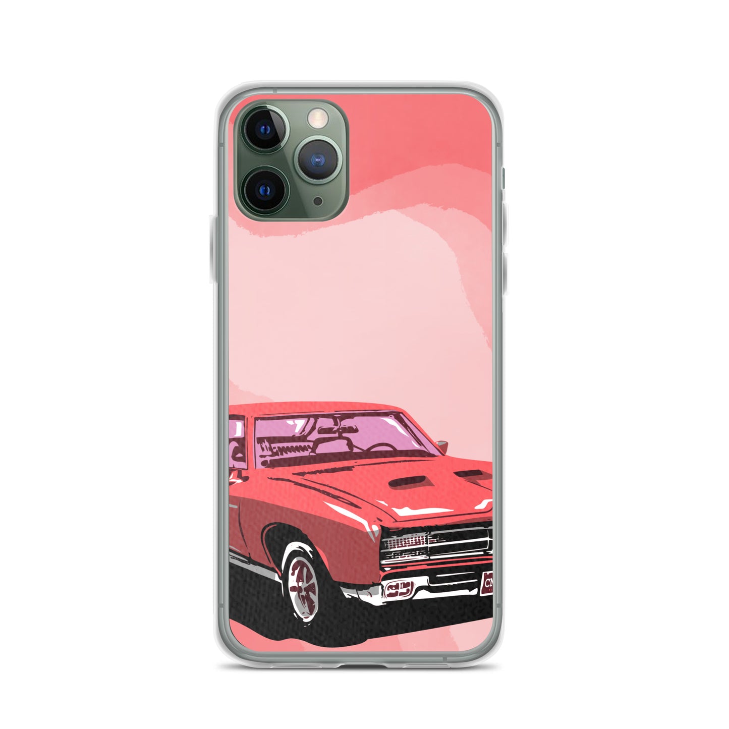 Pink Car - Clear Case