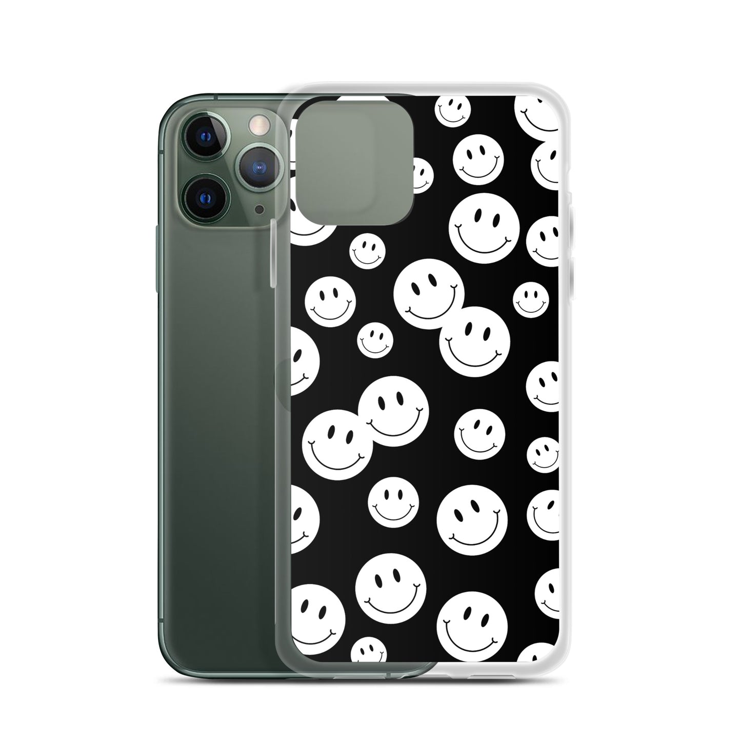 Black and White Smile - Clear Case