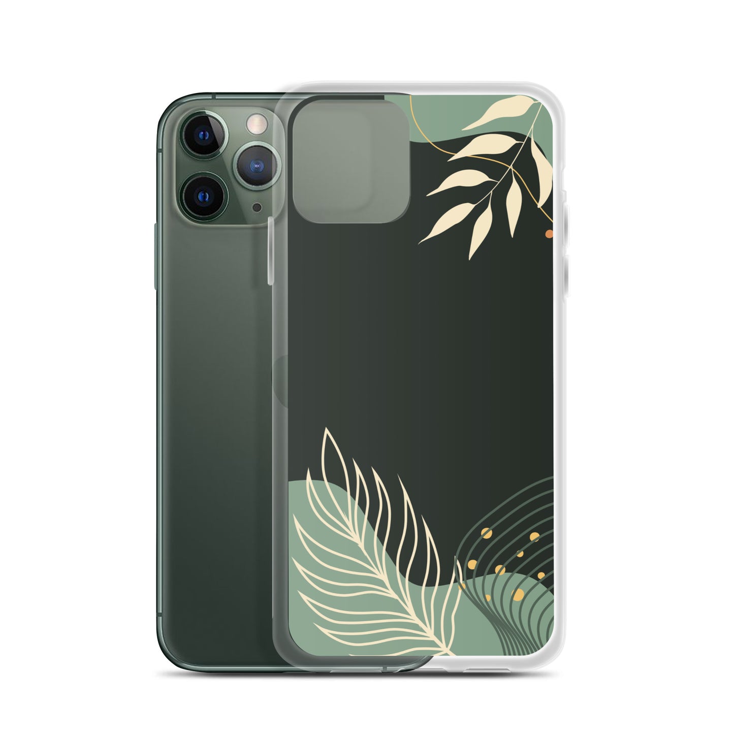 Floral Greenery - Clear Case