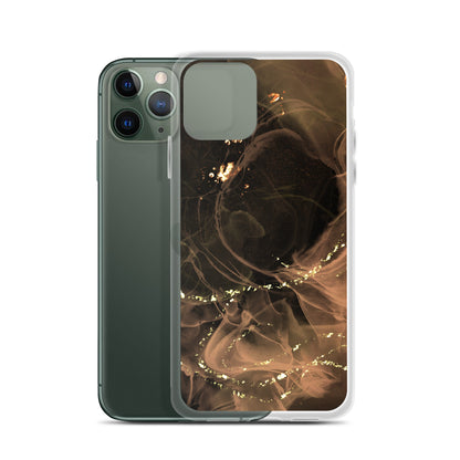 Gold Smoke Screen - Clear Case