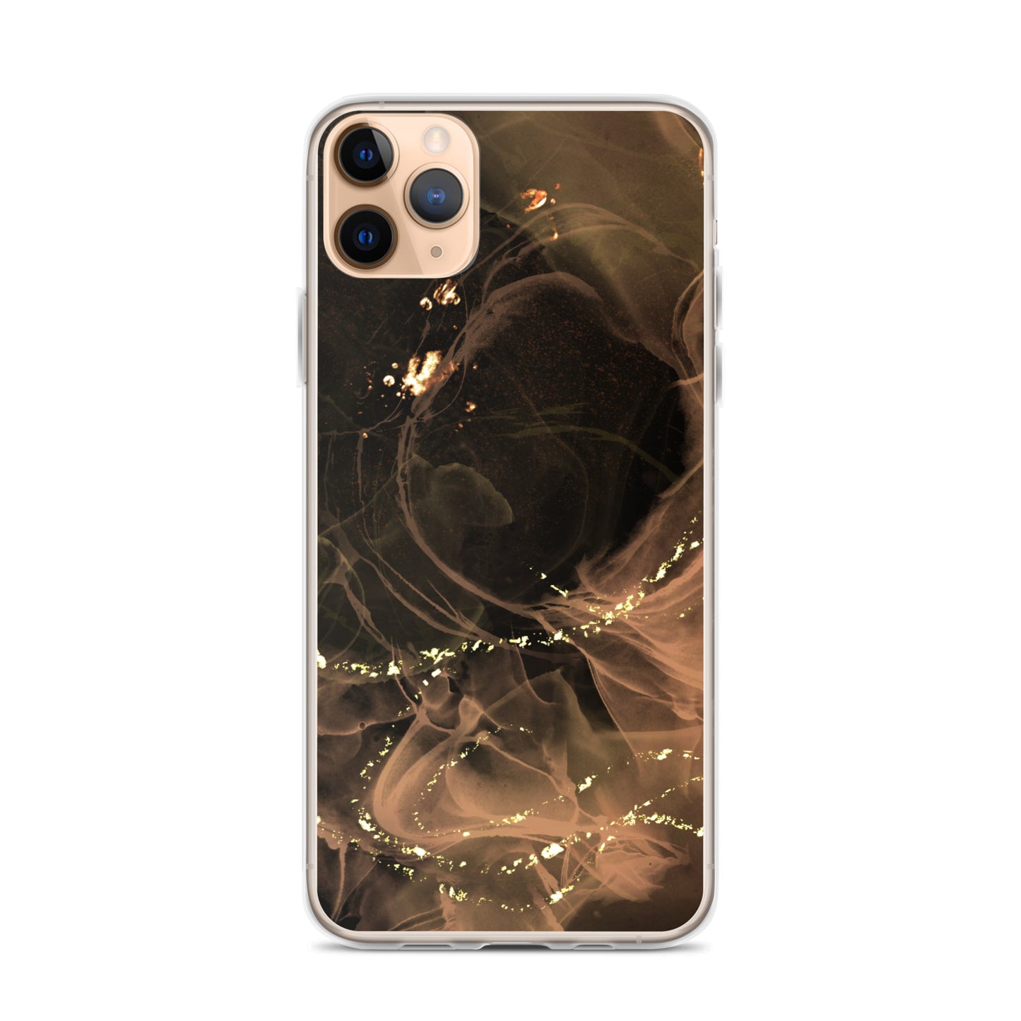 Gold Smoke Screen - Clear Case