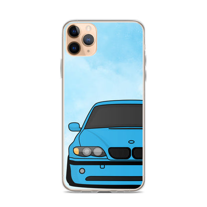 Blue Car - Clear Case