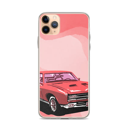 Pink Car - Clear Case