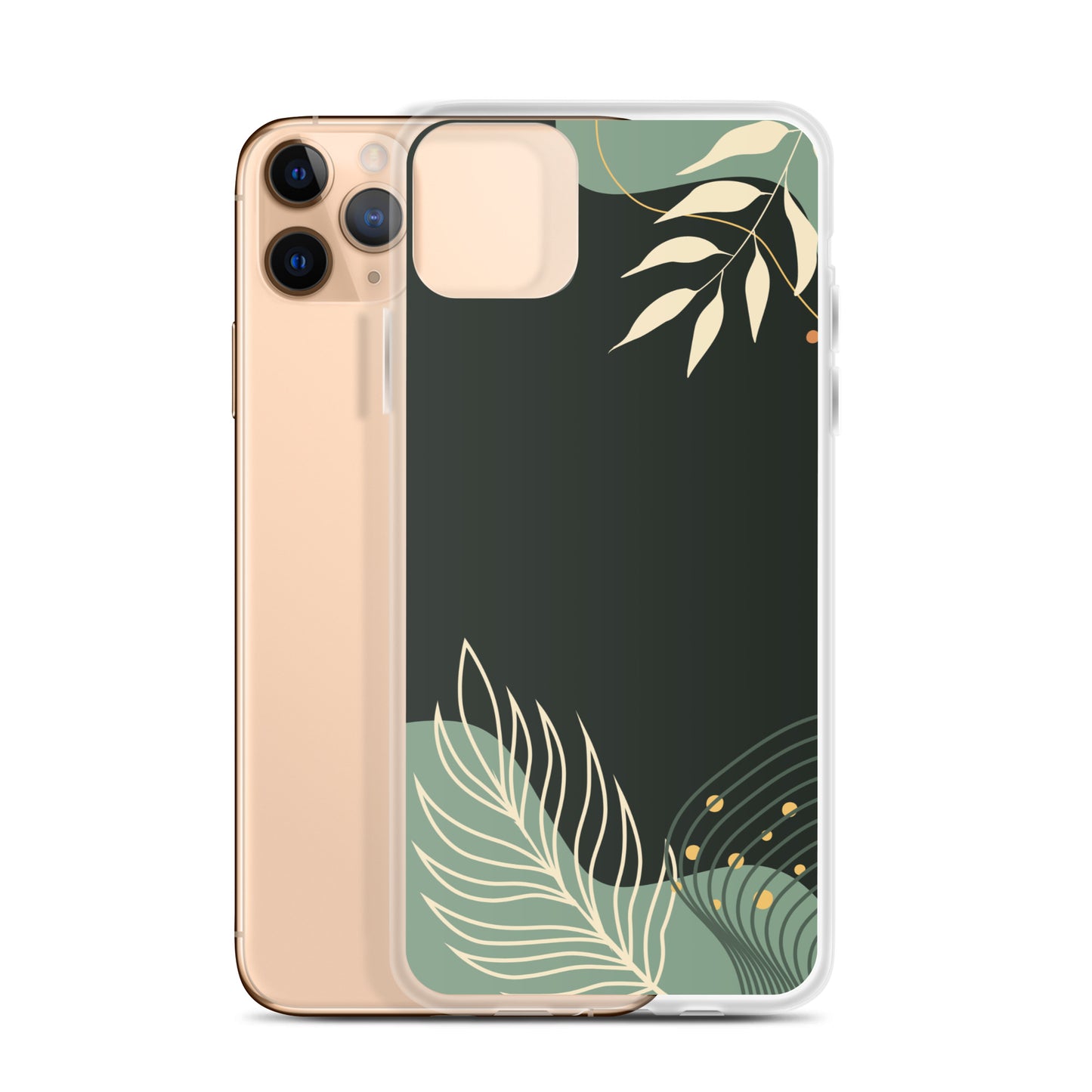 Floral Greenery - Clear Case