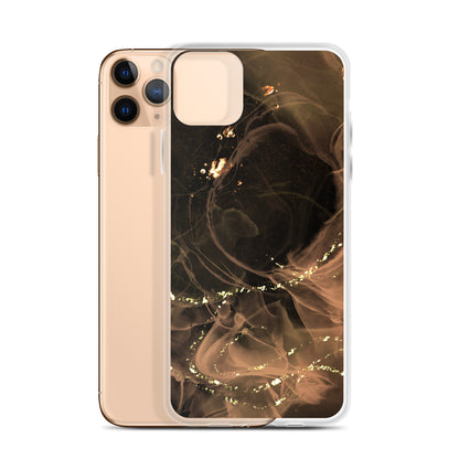 Gold Smoke Screen - Clear Case