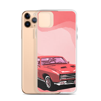 Pink Car - Clear Case