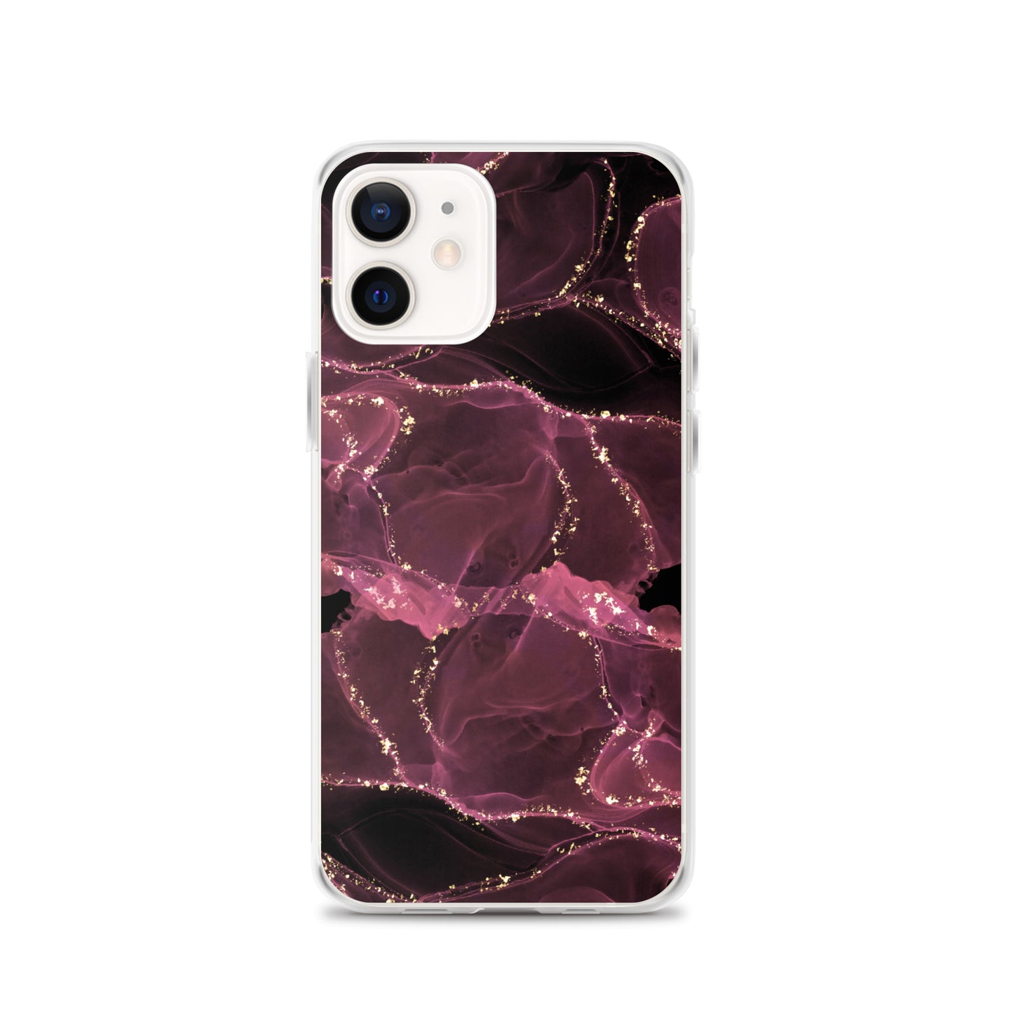 Pink Marble - Clear Case