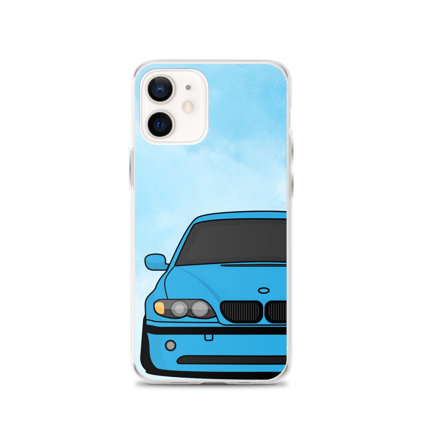 Blue Car - Clear Case