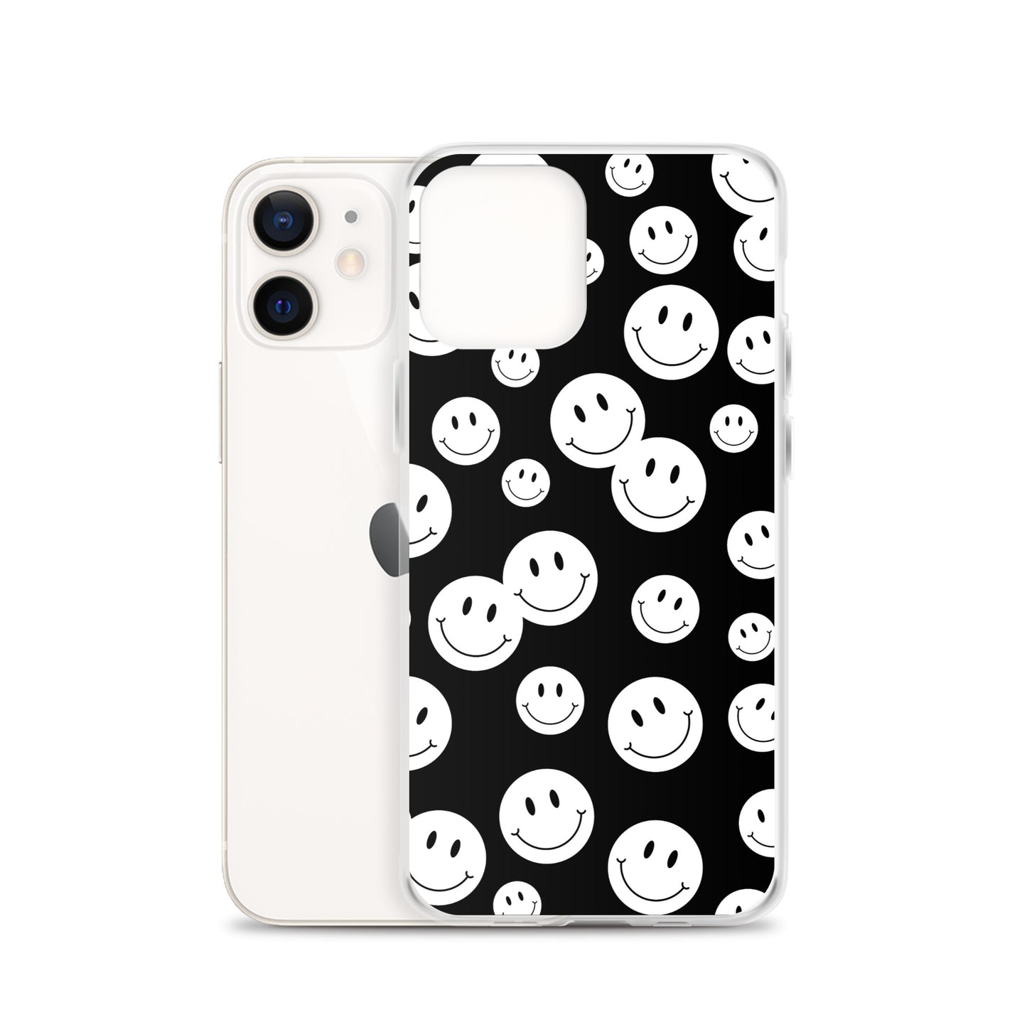 Black and White Smile - Clear Case