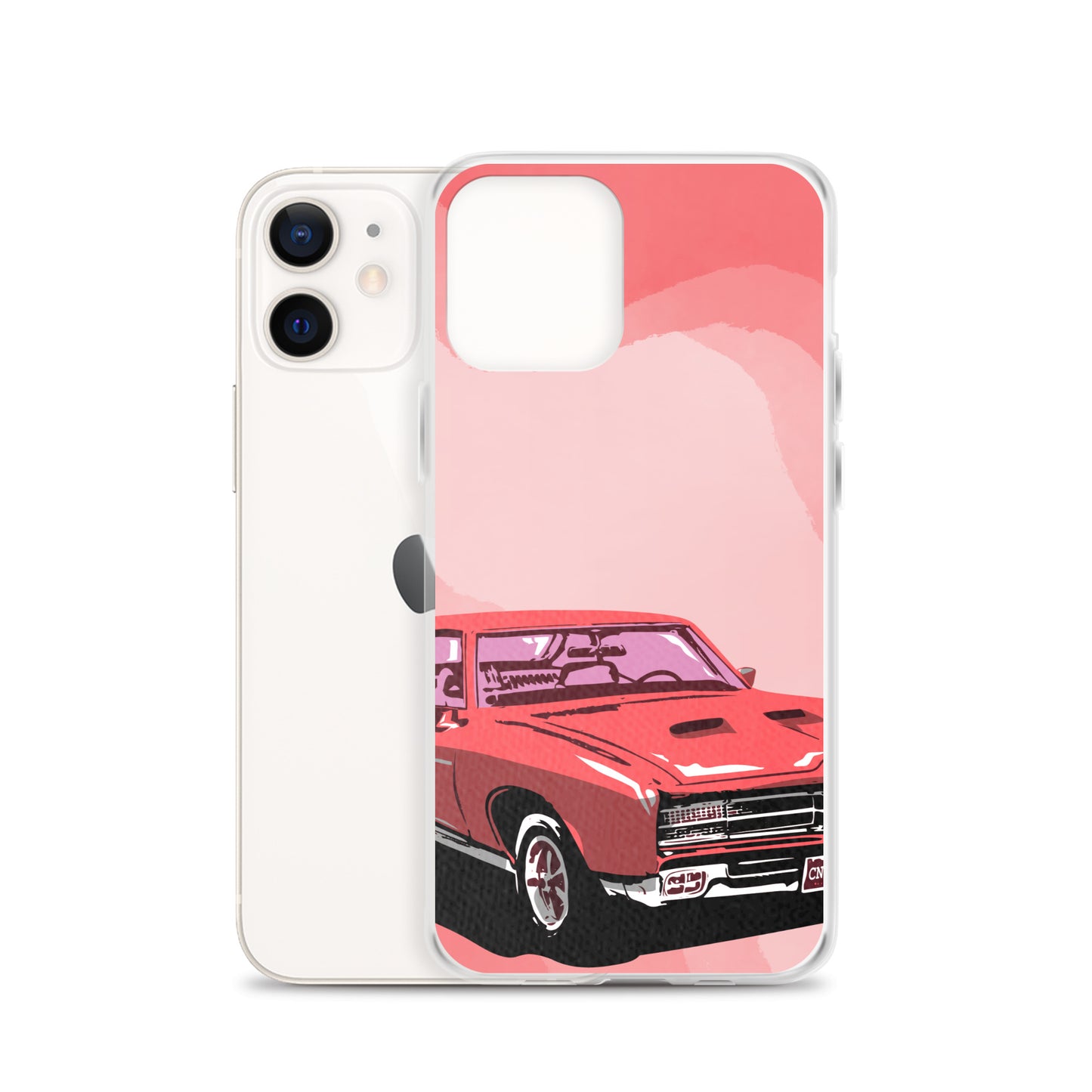 Pink Car - Clear Case