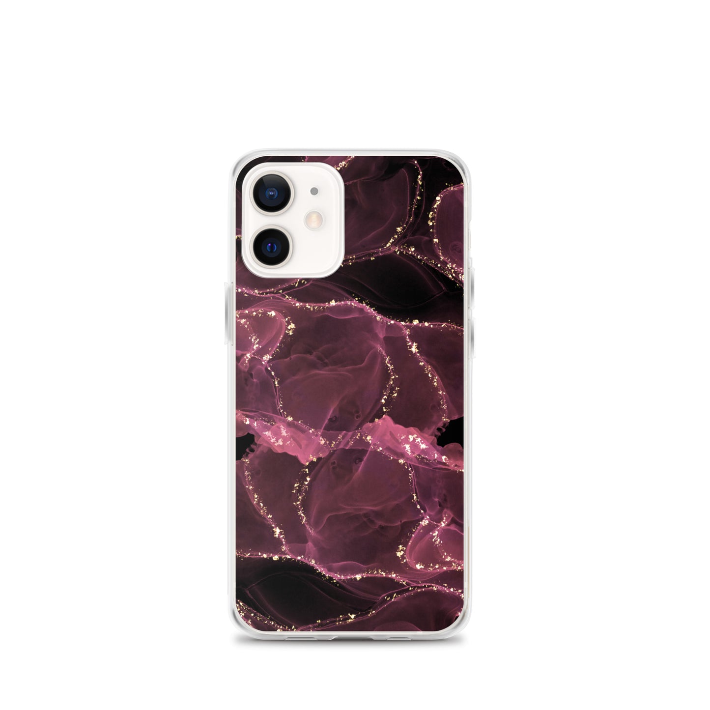 Pink Marble - Clear Case