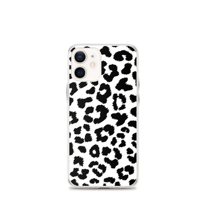 Black Leopard Print - Clear Case