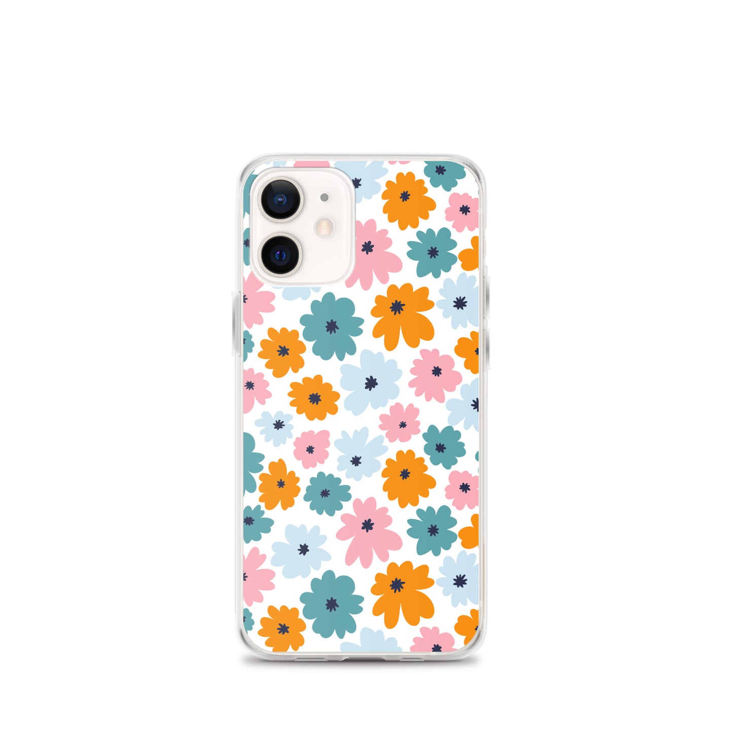 Multicoloured Flowers - Clear Case