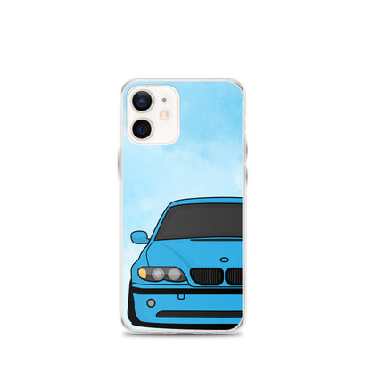 Blue Car - Clear Case