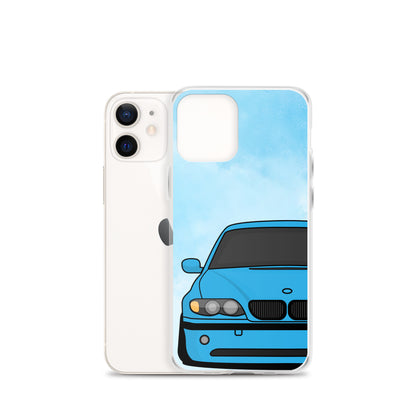 Blue Car - Clear Case