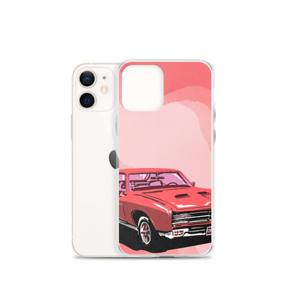 Pink Car - Clear Case