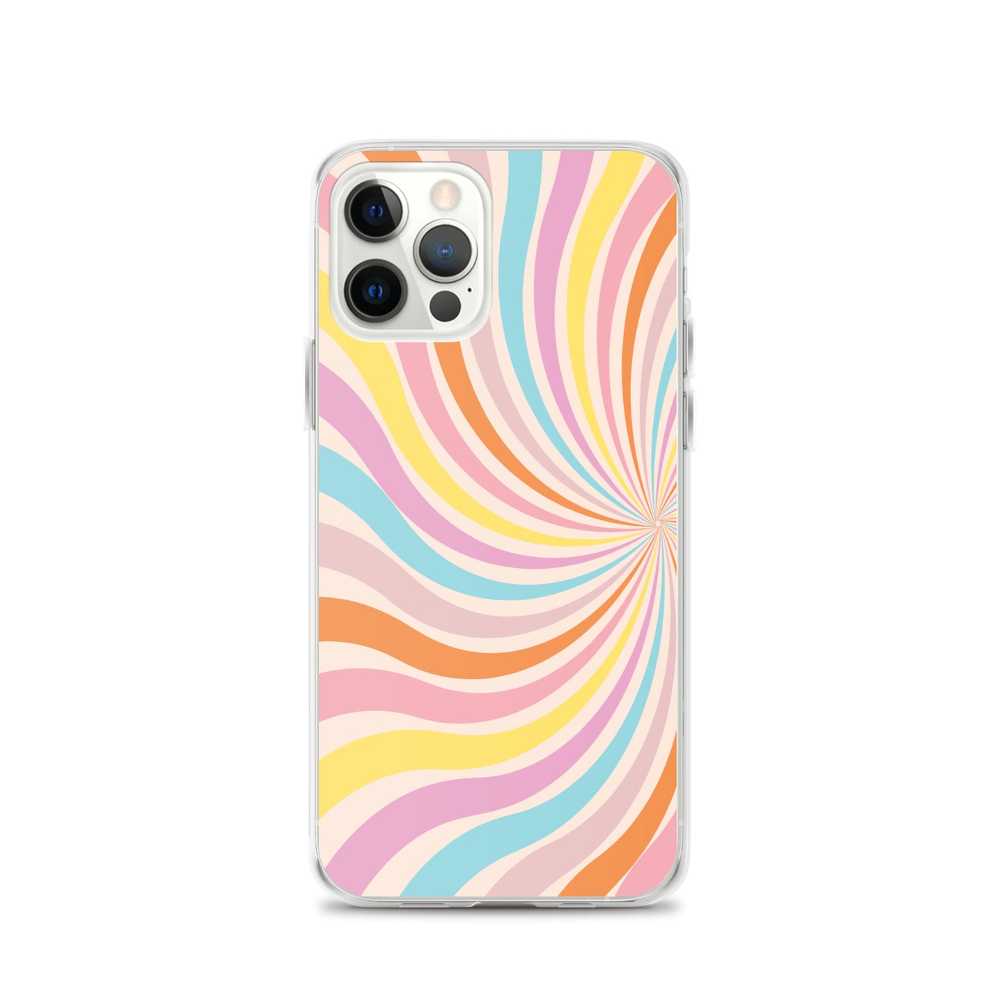 Rainbow Swirls - Clear Case