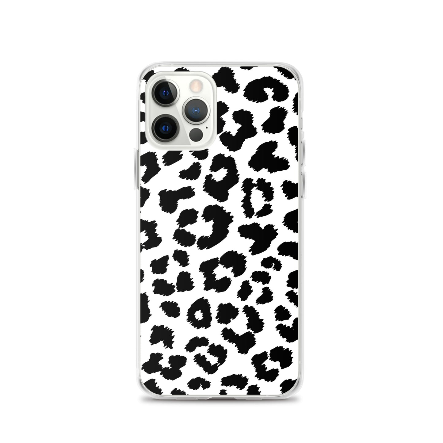 Black Leopard Print - Clear Case