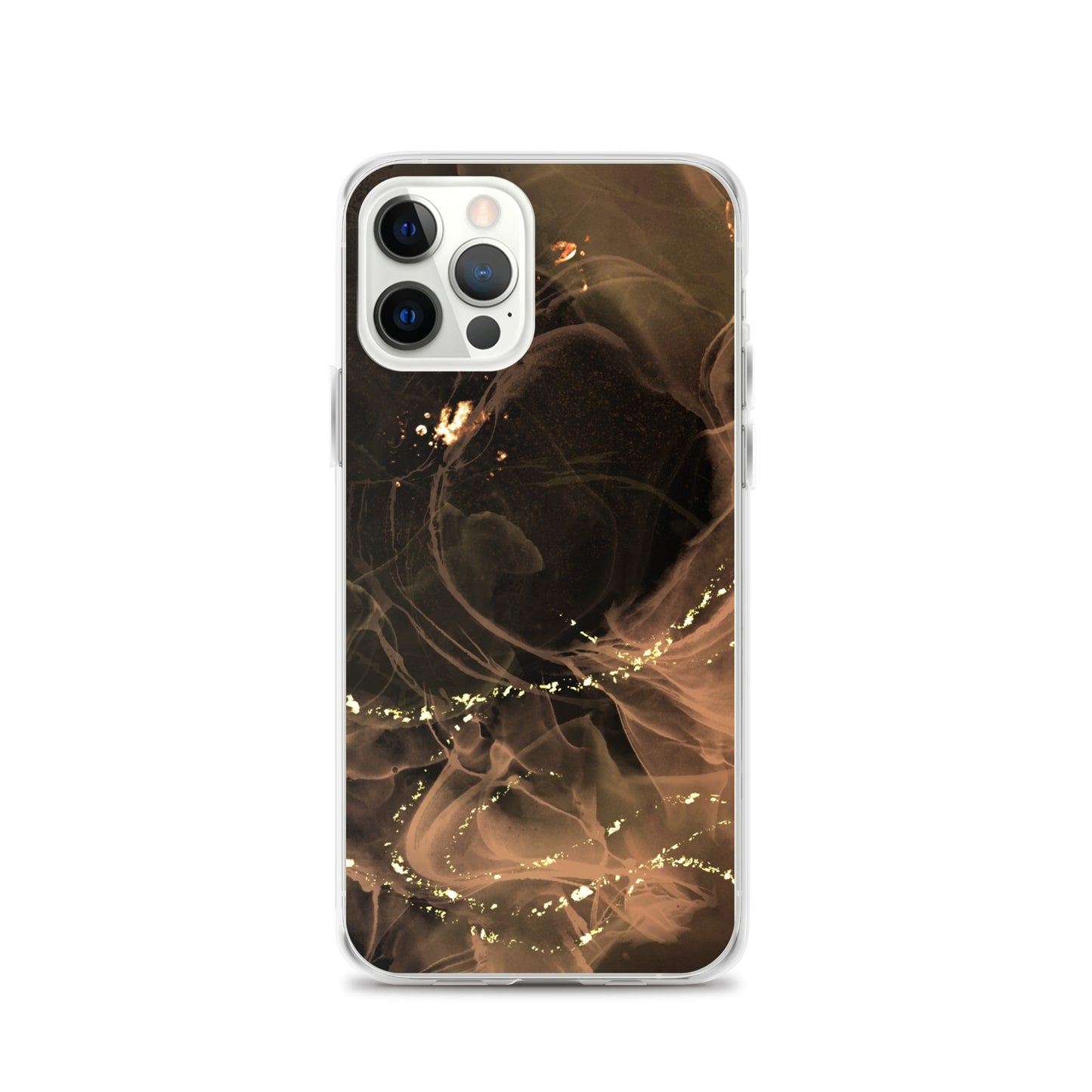 Gold Smoke Screen - Clear Case