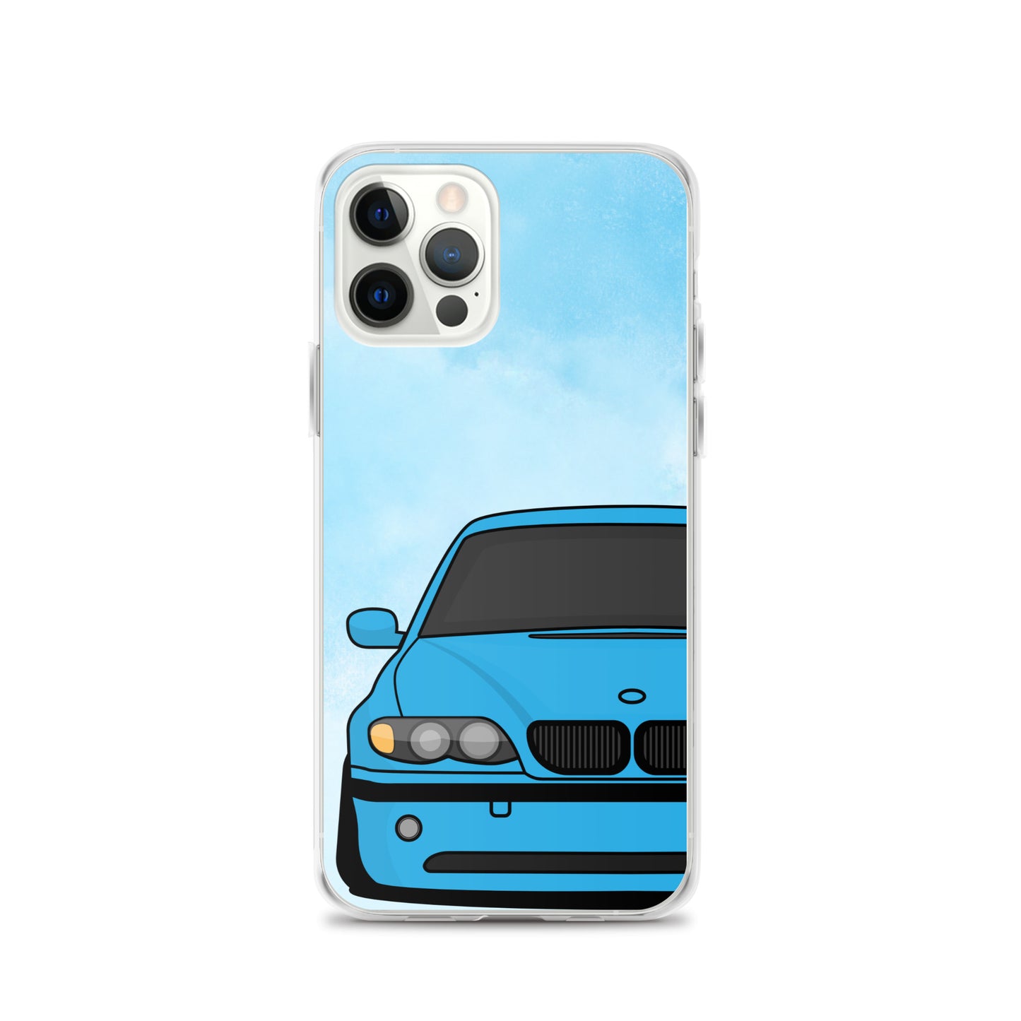 Blue Car - Clear Case