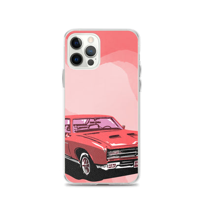 Pink Car - Clear Case