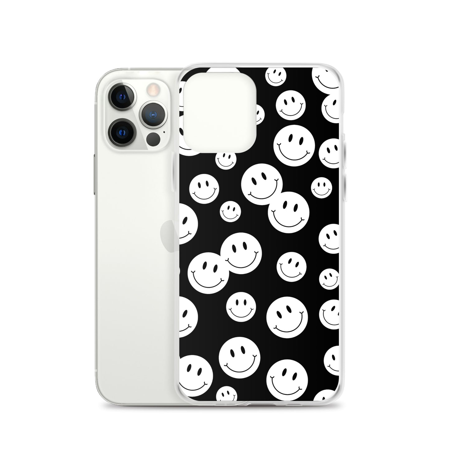 Black and White Smile - Clear Case