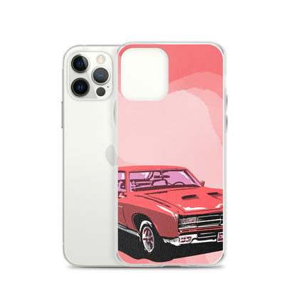 Pink Car - Clear Case