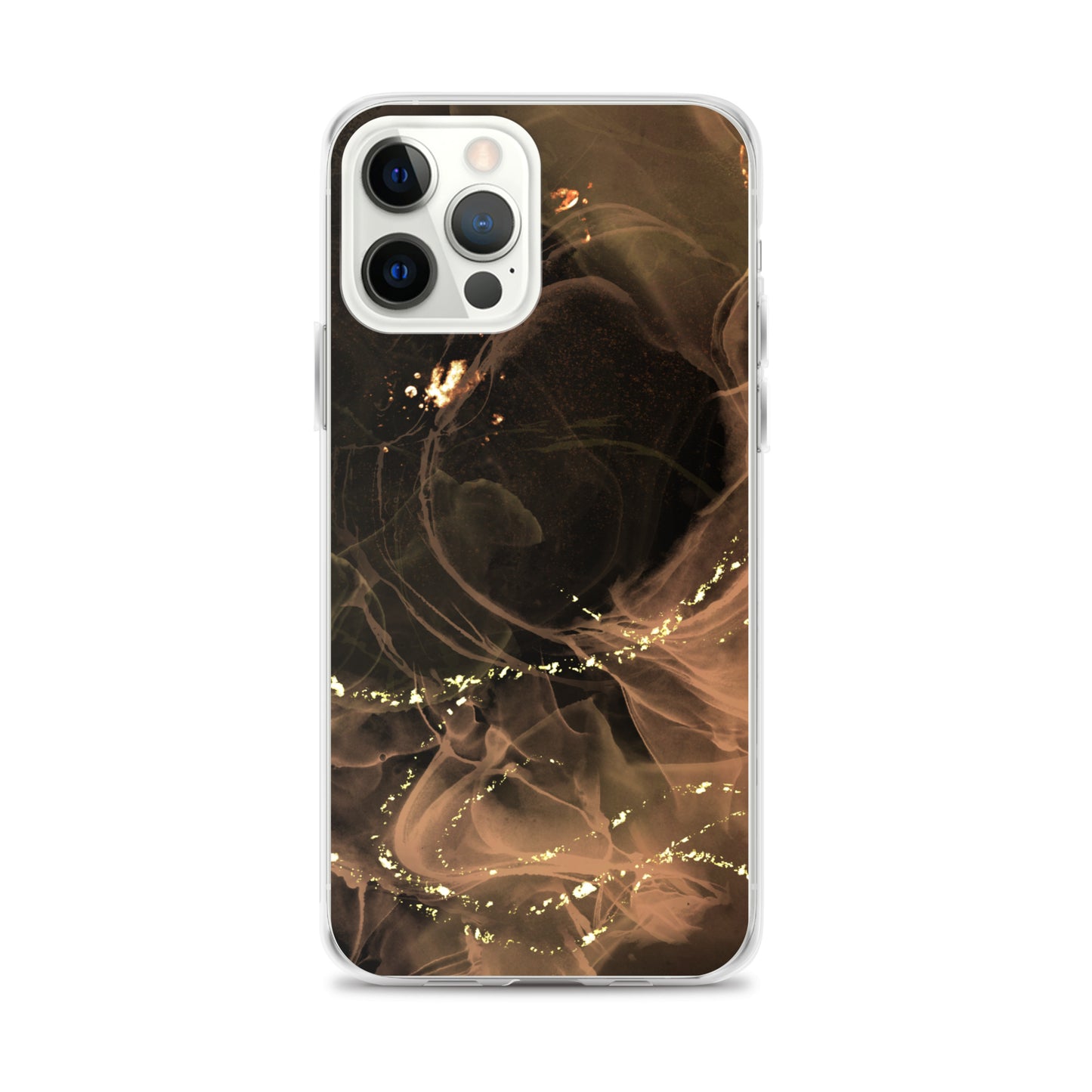 Gold Smoke Screen - Clear Case