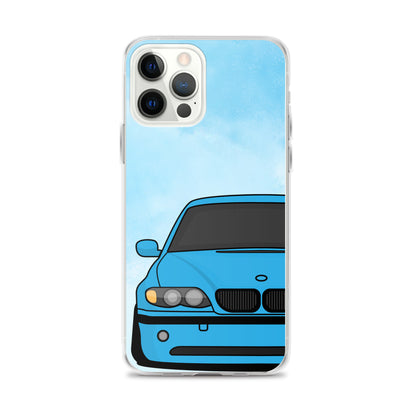 Blue Car - Clear Case