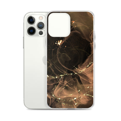 Gold Smoke Screen - Clear Case