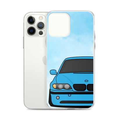 Blue Car - Clear Case