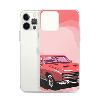 Pink Car - Clear Case